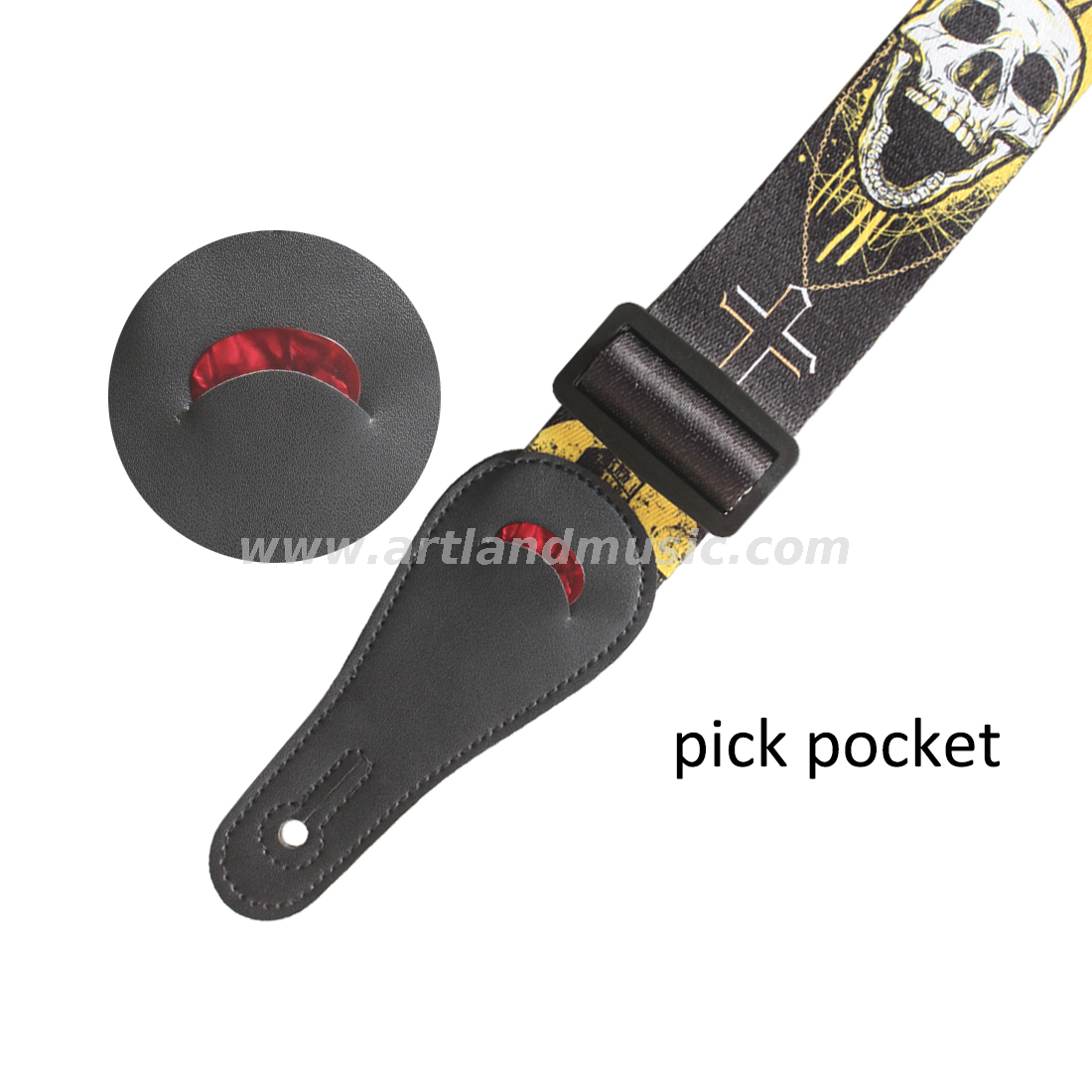 Guitar Strap with pick pocket (GSY01)