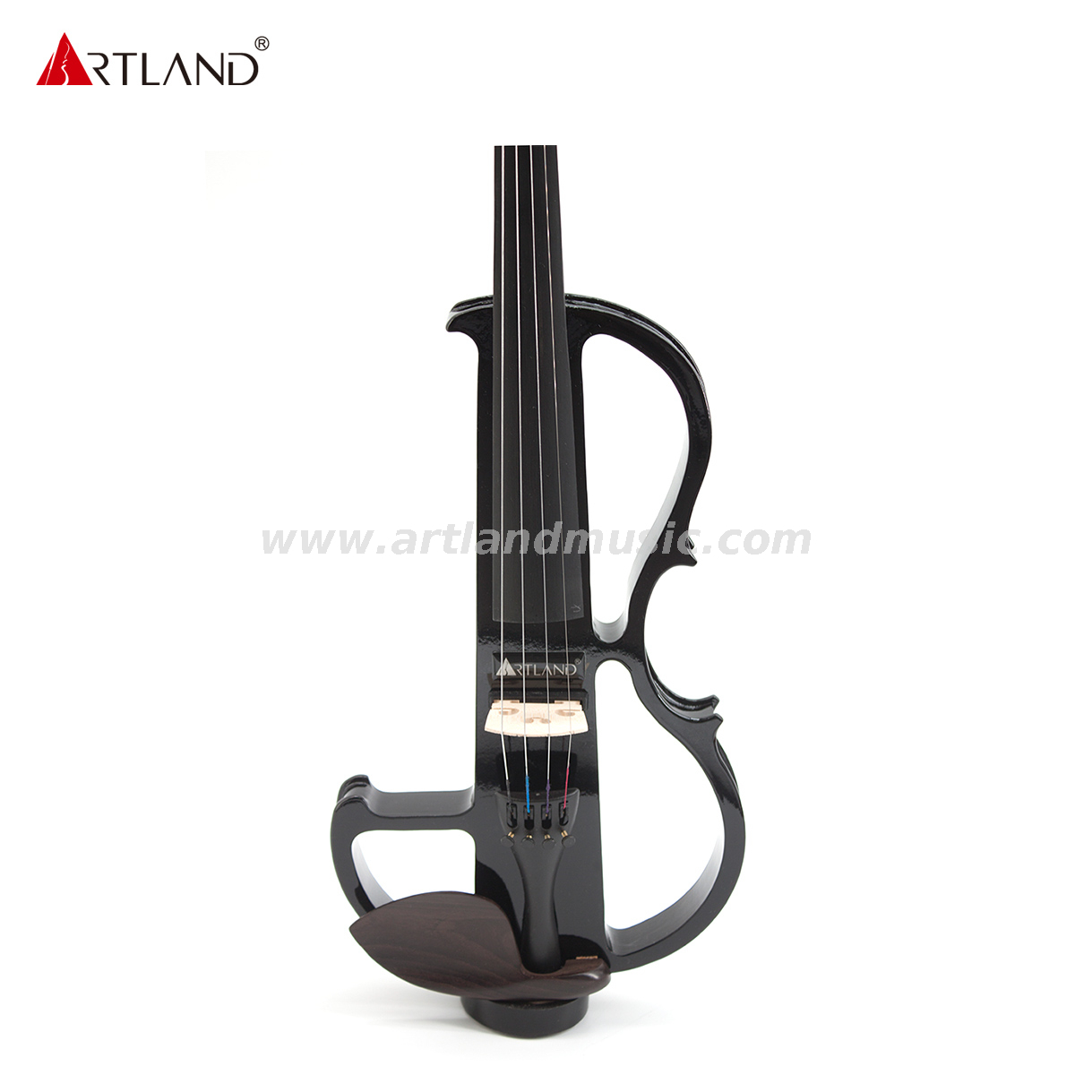 Solid Body Electric Violin With Case,Earphone,Bow (EV002B)