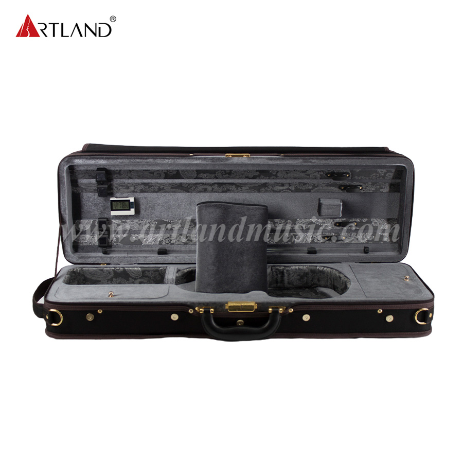Hard Oblong Violin Case(SVC110) High Grade Embroidery Chinese Style China.