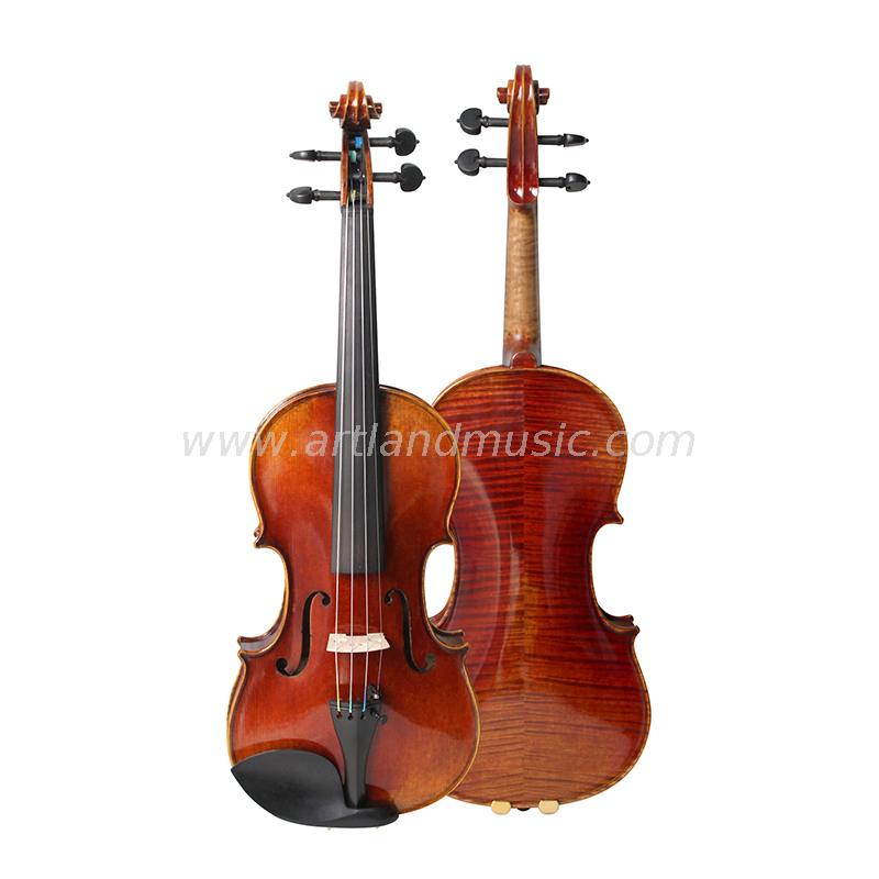 Nice antique violin with nice flame (AVA300)