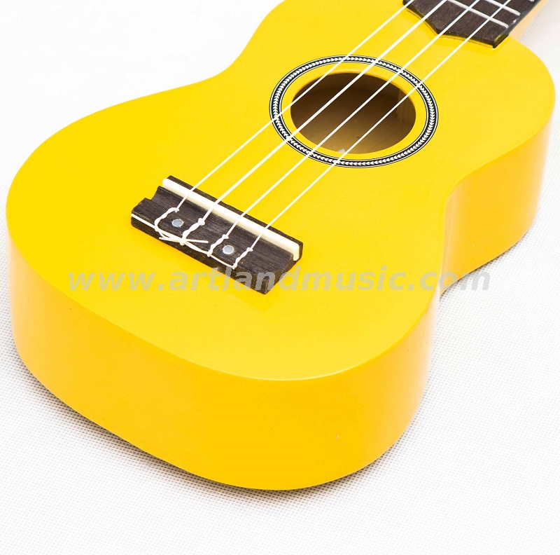4 Strings Colorful Ukulele (UKS200) -Yellow
