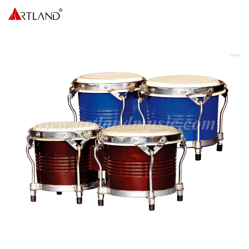 Corrugated electroplated willow ring welding seat Bongo drum （AWB0708MH-C）