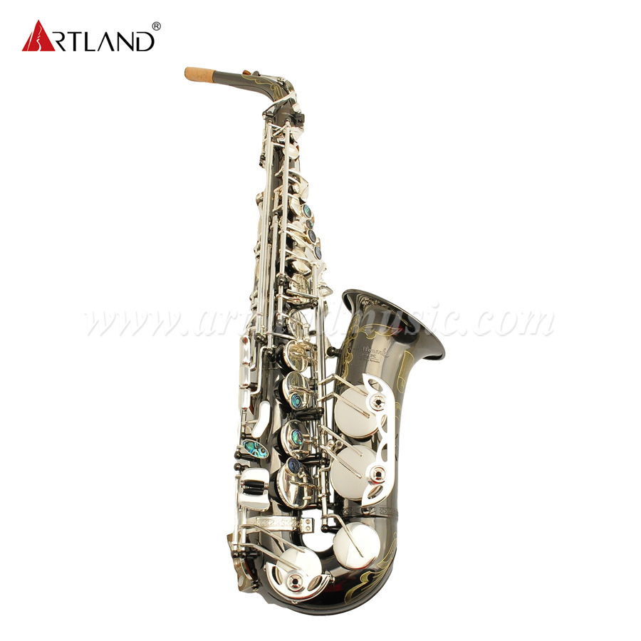 Alto Eb Saxophone Black Nickel Plated Light Tube Body (AAS6509)