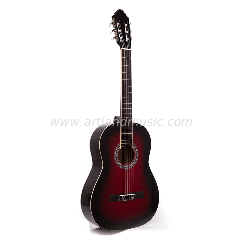 Linden Top Back&Side Wine Red Classic Guitar (CG860WR)