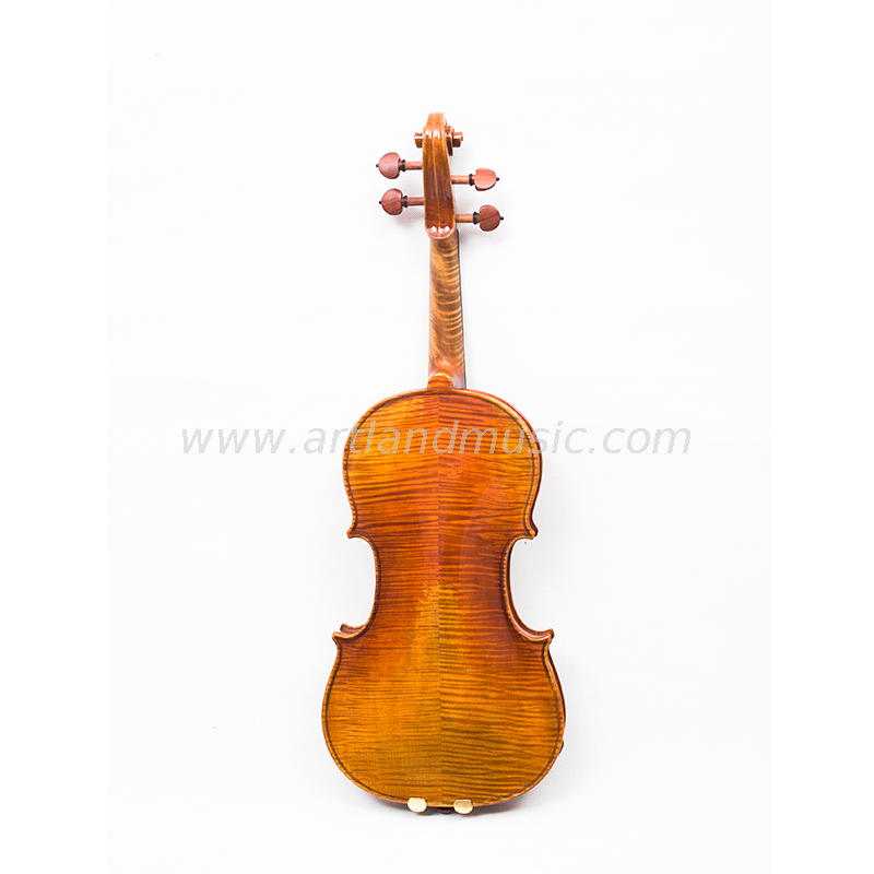 Top grade antique violin with nice flame AVA500
