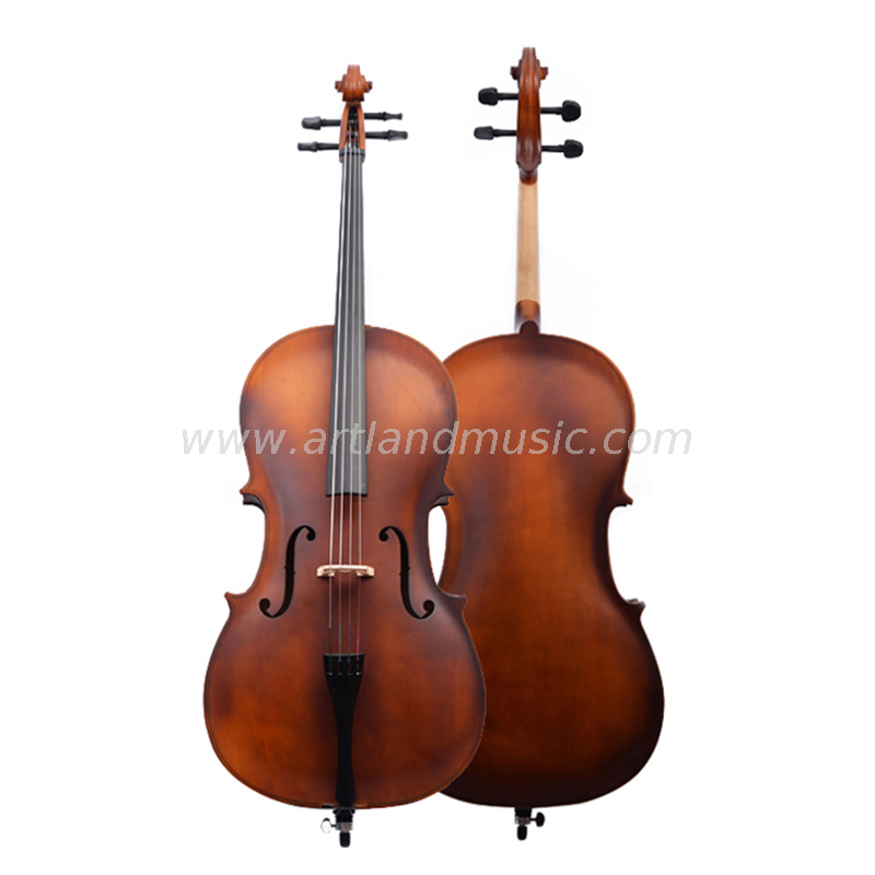 Hot sale linden plywood antique student cello outfit (GC101)