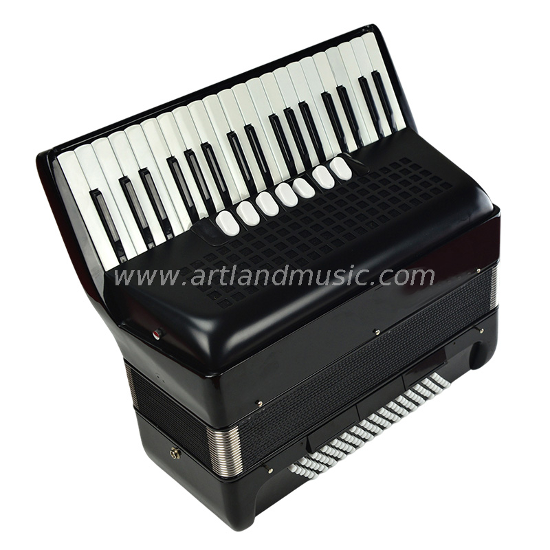 37 Keys 96 Bass Piano Accordion Black 9 Chorus (AT3796)