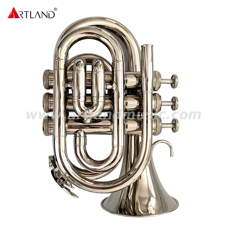 Gold Lacquer Pocket Trumpets Entry Model Key of Bb （AHD3505N）