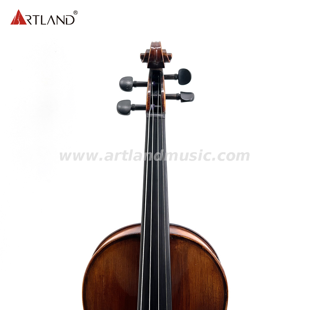 Hand Made Violins With Antique Spirit Varnish And Natural Flame(AV50S)