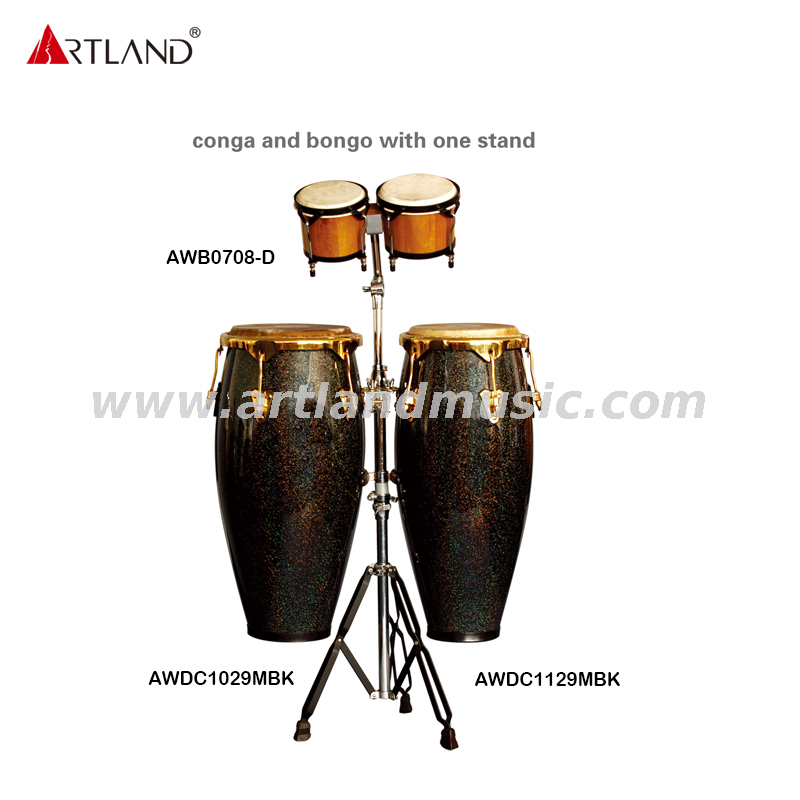 conga and bongo with one stand（AWDC1029MBK）