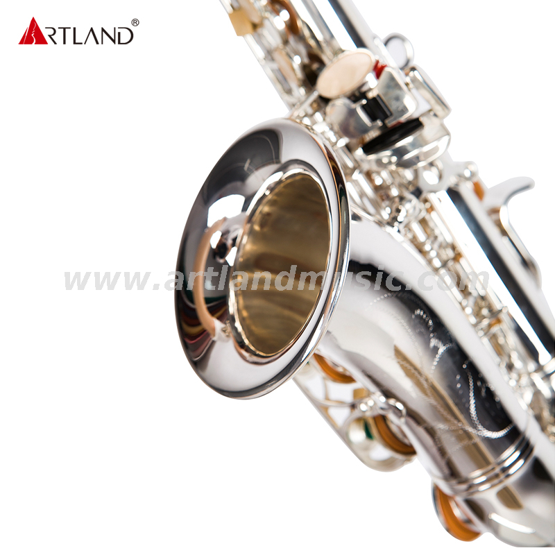 Student Curved Soprano Saxophone Wth Silver Plated Finish ASS3510S