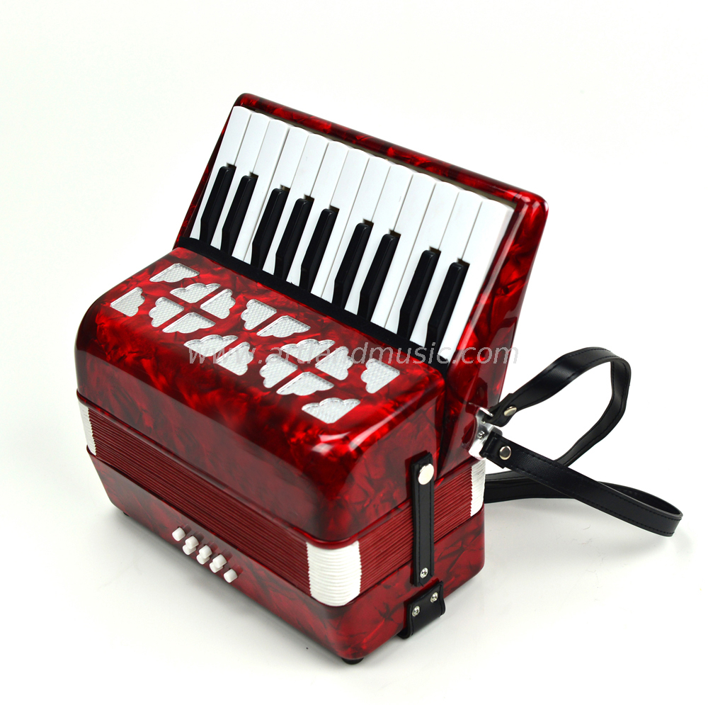 22 Keys 8 Bass Accordion Red (AT2000-P)